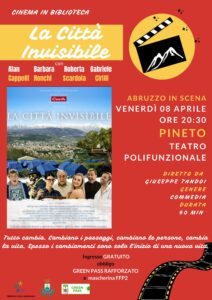 Pineto, appuntamento di Cinema in Biblioteca con il film La città invisibile