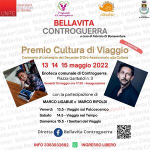 Bellavita Controguerra, premio cultura di viaggio: assegnati due decanter d'oro