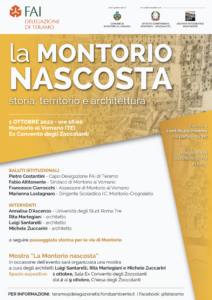 Tornano le giornate del Fai con “La Montorio nascosta”