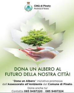 Torna a Pineto l’iniziativa dona un albero con alcune variazioni