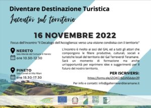 Pineto, incontro Gal Terreverdi Teramane sul Decalogo dell’accoglienza