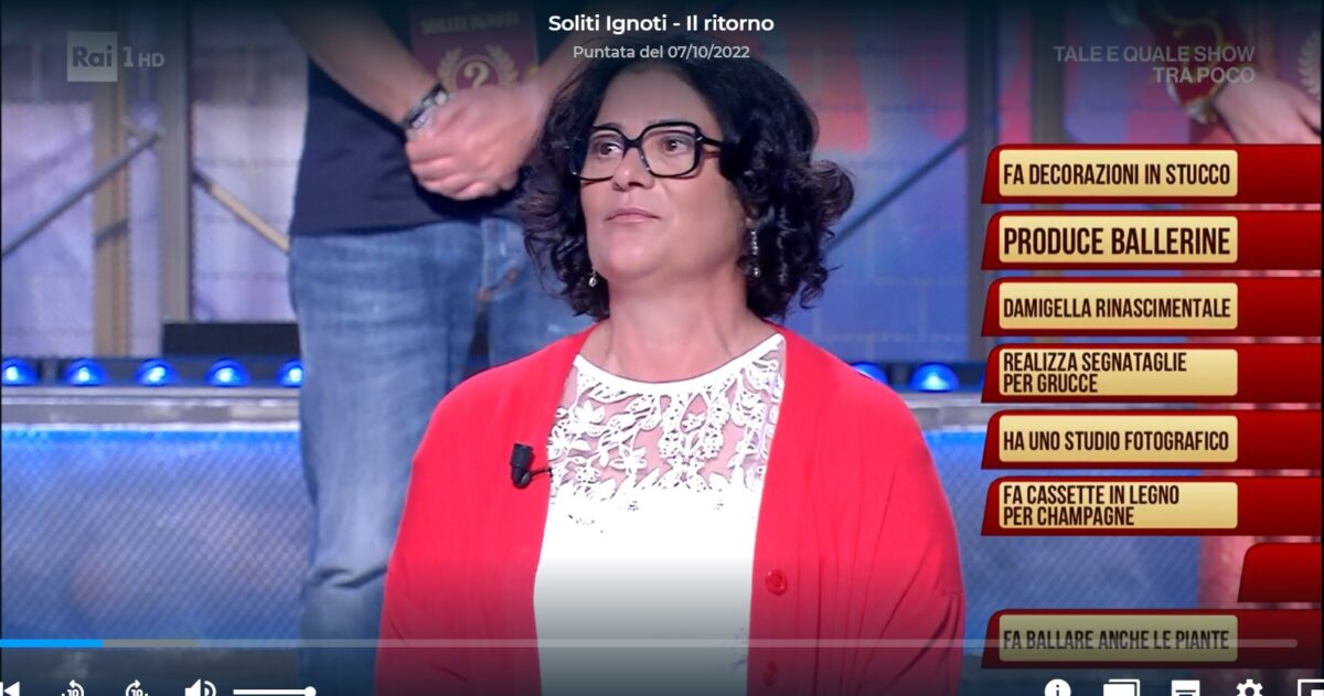 I Soliti Ignoti, imprenditrice teramana ospite dello show televisivo I Soliti Ignoti, imprenditrice teramana ospite dello show televisivo
