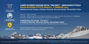 Campo Imperatore, giornata inaugurale attività del Campo di esercitazione ARTVA