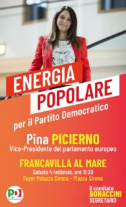 A Francavilla al mare Pina Picierno vice presidente del parlamento europeo
