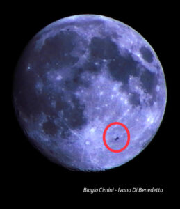 La Stazione Spaziale Internazionale fotografata da terra