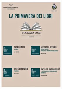 Bugnara, la primavera dei libri.Primo appuntamento con Enea di Ianni