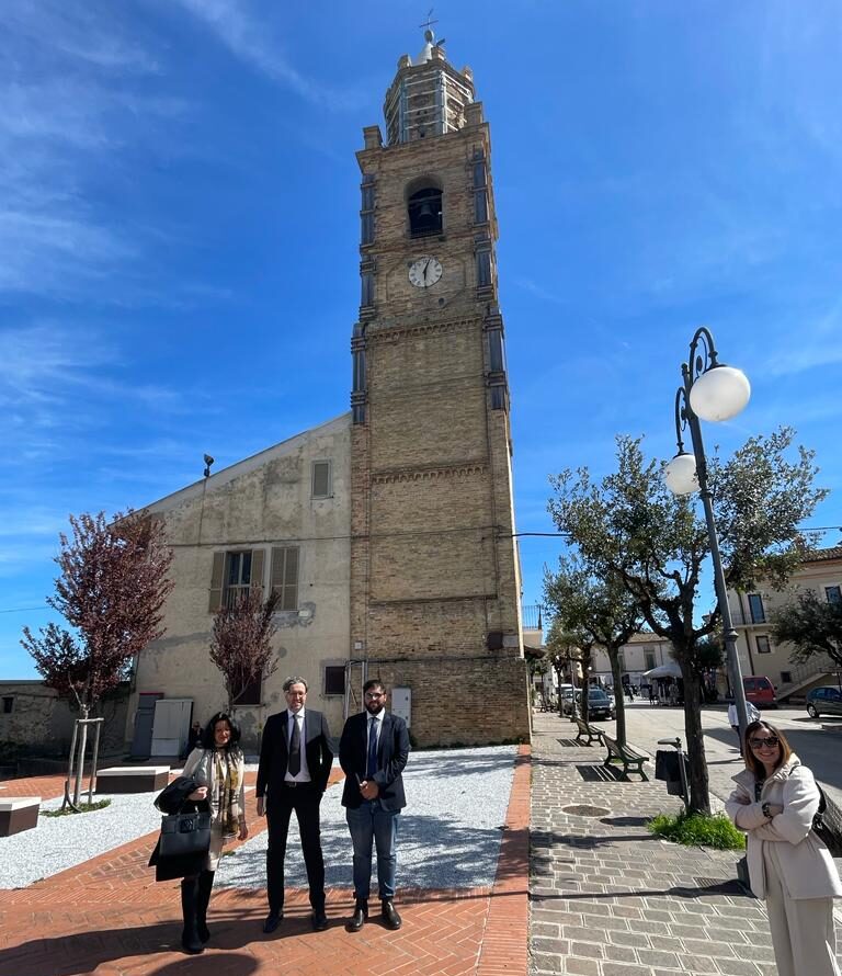 Consegnati i lavori di restauro sul campanile di Montepagano