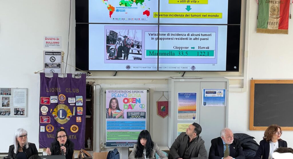 Nereto, al Peano Rosa il progetto Martina: lotta ai tumori inizia a scuola