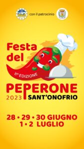 Festa del peperone, al via la seconda edizione a Sant’Onofrio di Campli