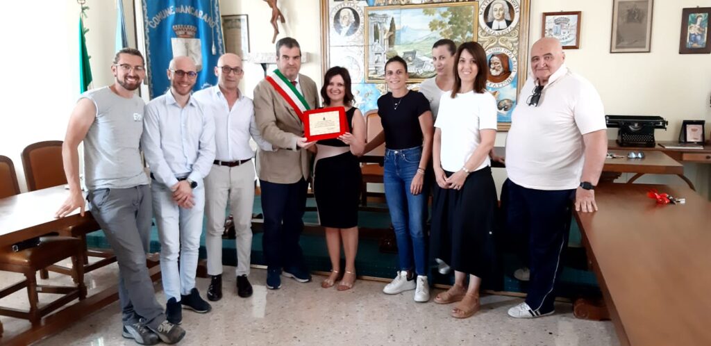 Ancarano, saluti al segretario comunale Emilia Piro