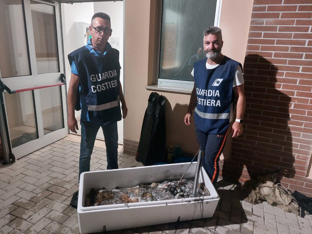 Guardia Costiera Giulianova: sanzionati altri due pescatori di frodo