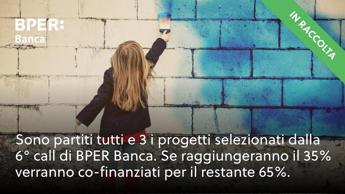 Bper: partito crowdfunding, tre progetti di riqualificazione spazi per giovani generazioni
