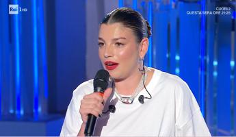 Emma Marrone a Domenica In, il dolore per il papà: “Era il mio supereroe”