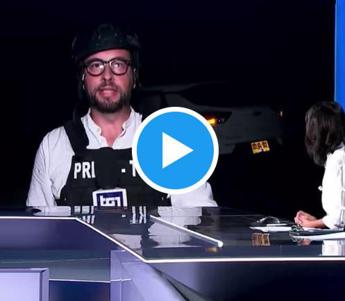 Israele, paura per inviato Tg1: esplode razzo in diretta – Video