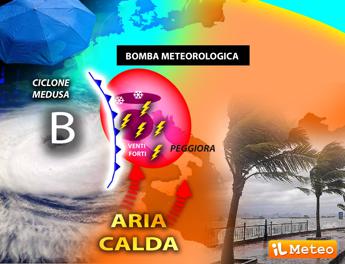 Meteo spacca in due l’Italia, previsioni di oggi e domani tra nubifragi e caldo