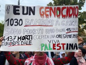 Roma, sit-in per Palestina diventa corteo non autorizzato
