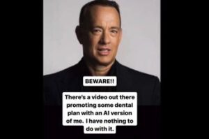 Tom Hanks e lo spot, la truffa hi-tech