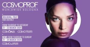 Cosmoprof torna nel marzo 2024, a Bologna la fiera dedicata all’industria beauty