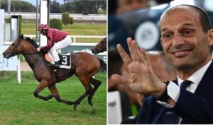 Juve, Allegri si dà all’ippica e vince anche a Capannelle