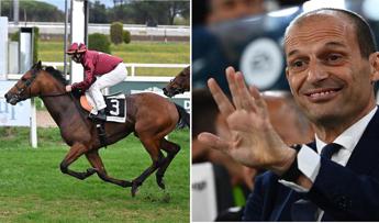 Juve, Allegri si dà all’ippica e vince anche a Capannelle