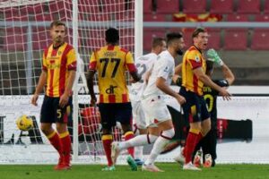 Lecce-Milan 2-2, rimonta giallorossa e Pioli frena ancora