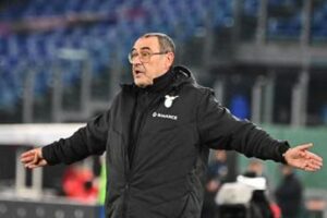 Atletico-Lazio, Sarri sbotta: “Vinciamo 3 partite e c’è un’aria da funerale”