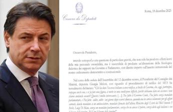 Conte e le accuse di Meloni sul Mes, ecco la lettera del leader M5S a Fontana