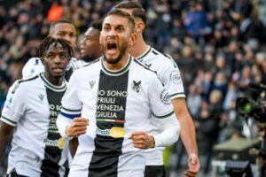 Udinese-Bologna 3-0, tris friulano e Motta si ferma