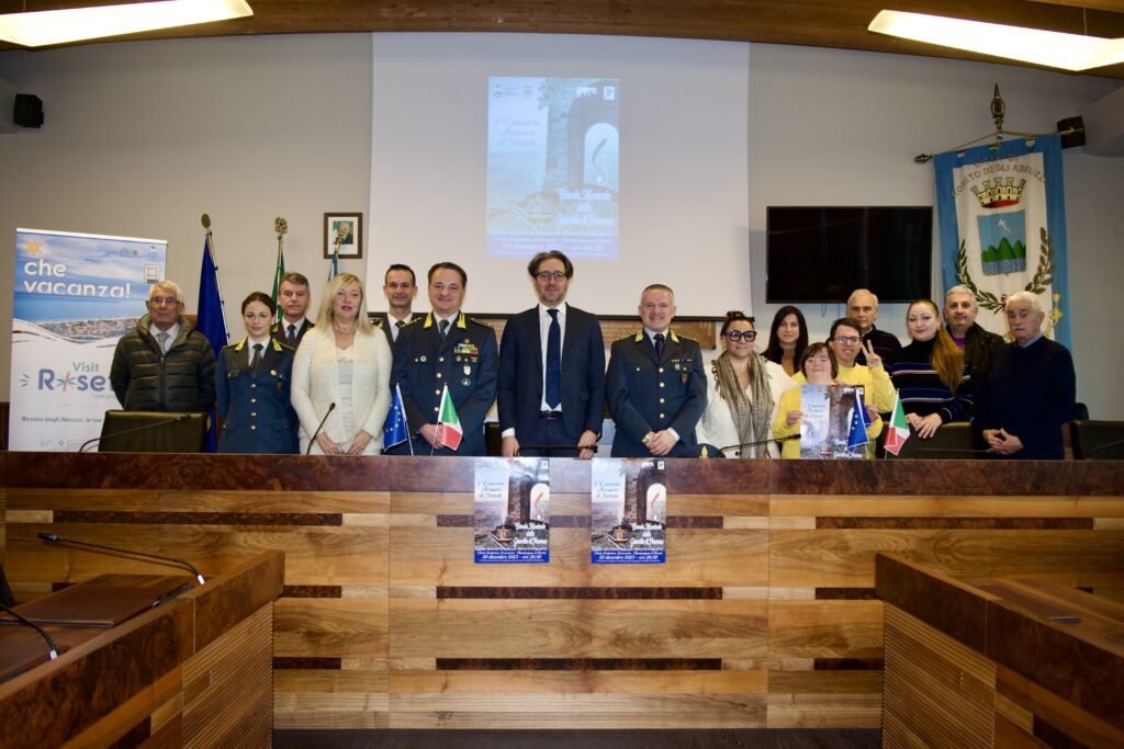 Montepagano, il primo concerto azzurro di natale