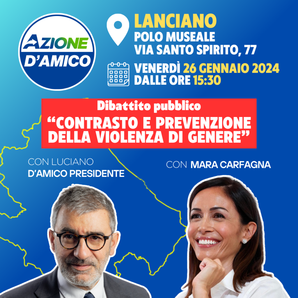 Mara Carfagna a Lanciano e in Val di Sangro