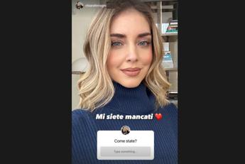Chiara Ferragni torna su Instagram: “Mi siete mancati”