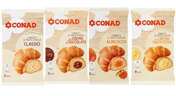 Conad richiama i suoi cornetti, ecco i lotti da restituire