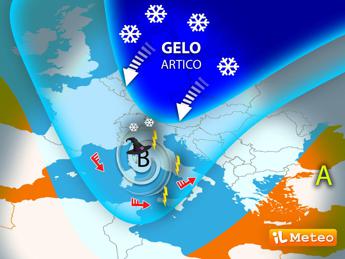 Meteo, si cambia: in arrivo ciclone dell’Epifania, poi gelo artico