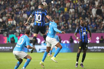 Supercoppa italiana all’Inter, Napoli ko 1-0