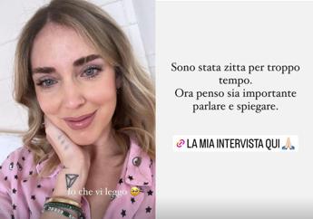 Chiara Ferragni, Fedez e l’intervista: “Zitta per troppo tempo, ora parlo”