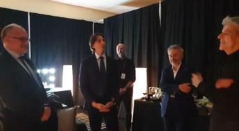 Gualtieri al concerto di Baglioni: a lui la Lupa d’Oro di Roma