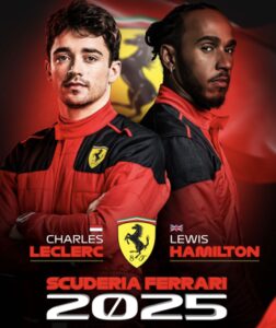 Lewis Hamilton farà parte della scuderia ferrari dalla stagione 2025