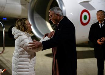 Meloni arrivata a Tokyo, domani incontro con Kishida