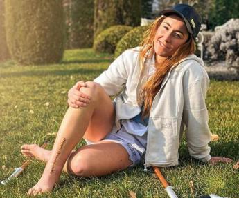 Sofia Goggia e l’infortunio, mostra foto cicatrice: “Questo dolore non sarà invano”