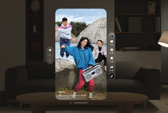 TikTok arriva in realtà virtuale su Apple Vision Pro