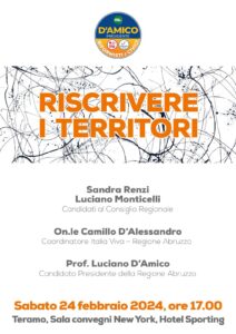 Teramo , l'iniziativa di come "Riscrivere i Territori"