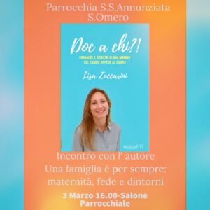 Sant’Omero, presentazione del libro “Doc a chi?!” di Lisa Zuccarini