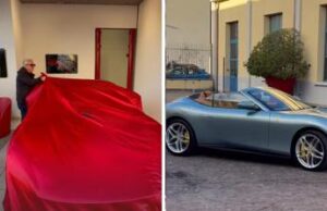 Fedez e la nuova Ferrari Roma: “La prima in Italia”
