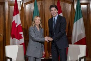 Meloni-Trudeau: “Al G7 impegno congiunto per affrontare sfide globali”