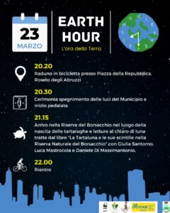 L’ora della terra: sabato sera spente le luci del municipio di Roseto