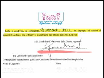 Toti. Pro Vita Famiglia: su Fine Vita traditi elettori, mai più sostegno
