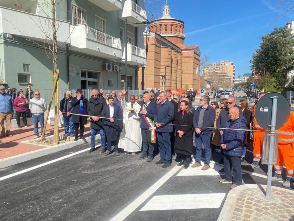 Pescara, via Benedetto Croce diventa a due corsie