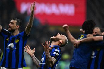 Inter campione d’Italia, Milan battuto 2-1 nel derby: scudetto nerazzurro