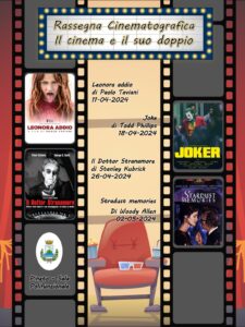 Pineto, al via la rassegna cinematografica: Il Cinema e il suo doppio