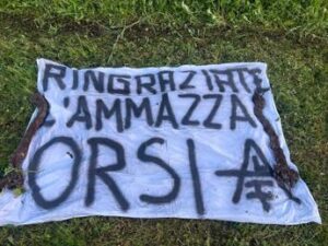 “Ringraziate l’ammazza orsi”, danni per 60mila euro alla vigna dei familiari di Fugatti